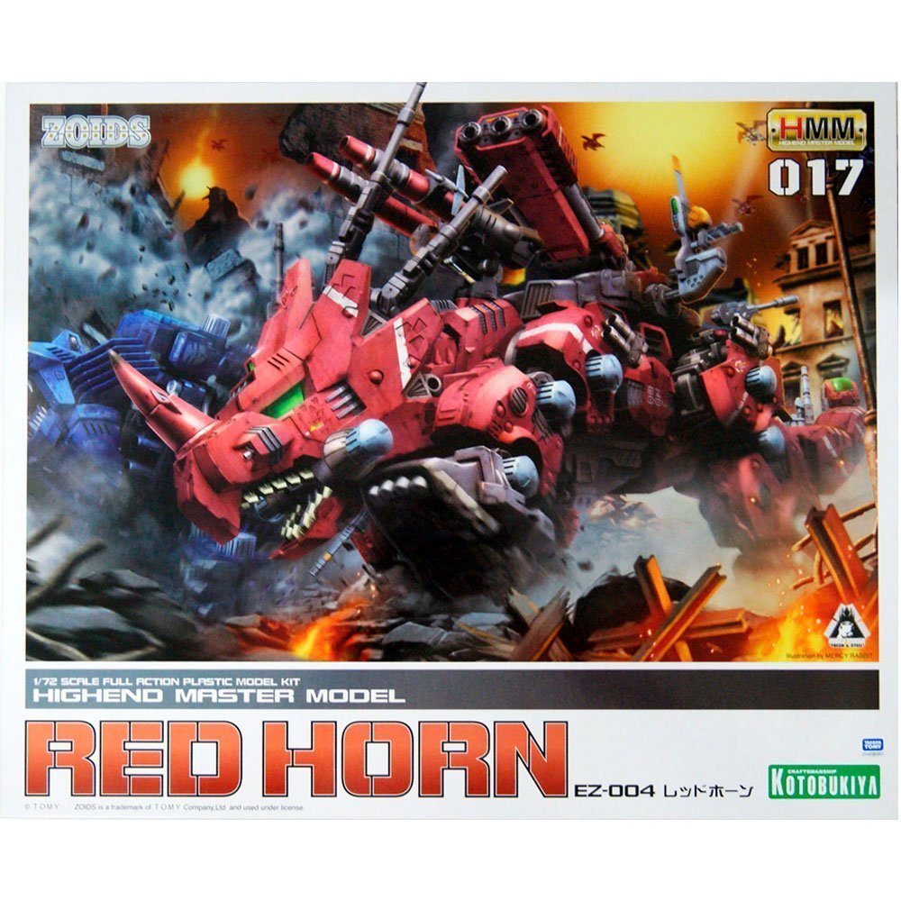 KOTOBUKIYA ZOIDS RED HORN 1/72 KOTOBUKIYA ZOIDS RED HORN 1/72